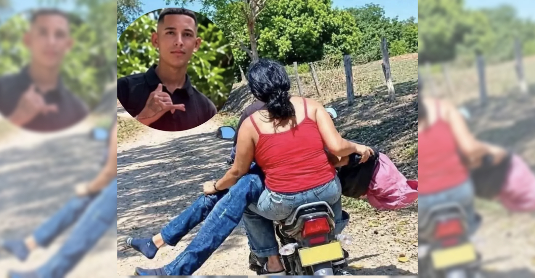 ¡DOLOROSA IMAGEN! Madre encontró muerto a su hijo y tuvo que trasladar el cuerpo en un mototaxi en Colombia