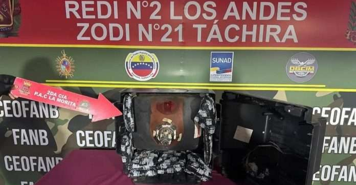 ¡NO PASÓ LA REVISIÓN! Lo apresan por transportar droga oculta en dos televisores en Táchira