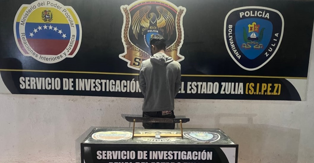 ¡MOMENTOS DE TERROR! El Sipez lo captura en el barrio El Rosario tras atacar a una mujer con un machete en Maracaibo