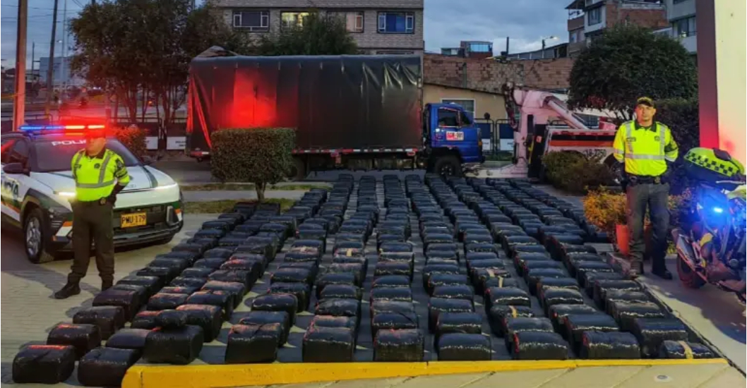 ¡GRACIAS A INFORMACIÓN VALIOSA! Incautan más de 1 tonelada de marihuana avaluada en $3.300 millones en Cundinamarca