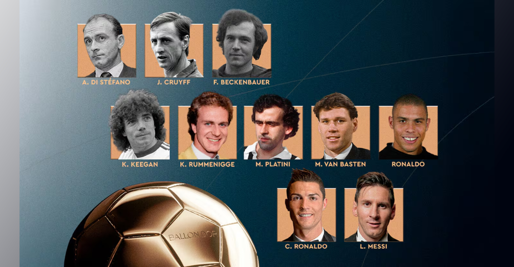 ¡ASÍ VAN LAS VOTACIONES! Diez insignes jugadores son los candidatos al Balón de Oro de todos los tiempos