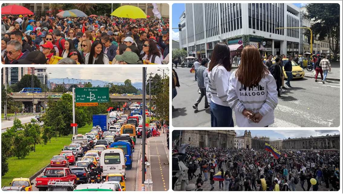 ¡PRUEBA DE FUEGO PARA DE LA ESPRIELLA! Arranca el Paro Nacional y manifestaciones de calle en Bogotá || Rechazan decreto presidencial sobre protestas