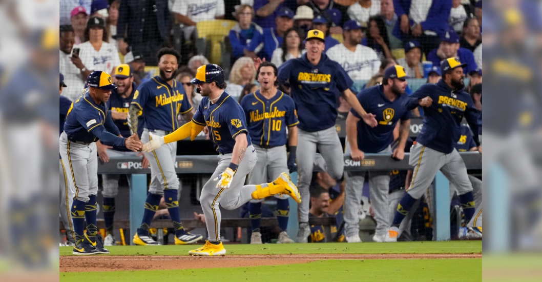 ¡A LEY DE UNO PARA PASAR A LA SERIE MUNDIAL! Los Cerveceros vencen 6-2 a los Dodgers y toman ventaja 3-0 en la Serie de Campeonato de la Nacional