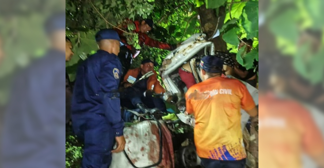 ¡ENTRE LOS FALLECIDOS DOS MILITARES! Tres muertos y siete heridos por choque de camión contra árbol en Portuguesa