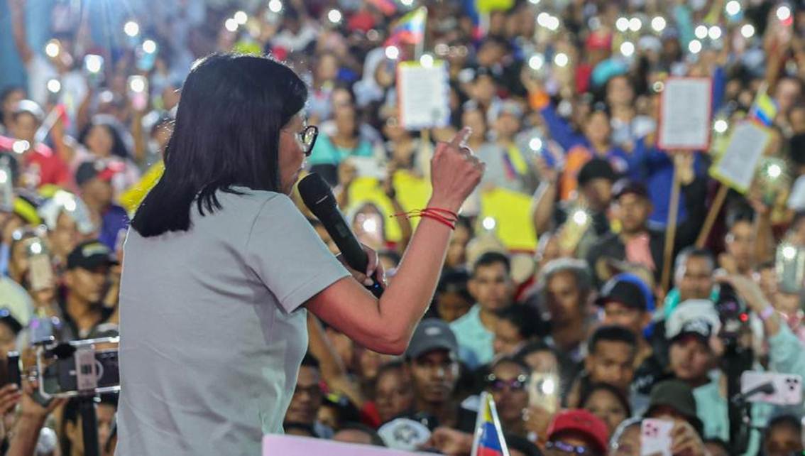 ¡PRESIDENTA DELCY RODRÍGUEZ SOBRE LAS ELECCIONES! «Deben ser para resolver problemas, no para convertirse en uno»