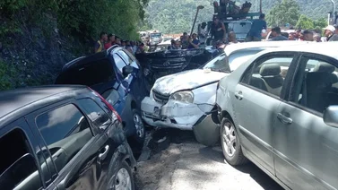 ¡RETENCIÓN KILOMÉTRICA! Fuerte choque en la ARC deja varios heridos y restringe el paso hacia Maracay