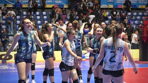 ¡VIBRANTE FINAL EN EL PEBA! Argentina se corona campeona del Sudamericano de Voleibol Femenino U19 en Maracaibo
