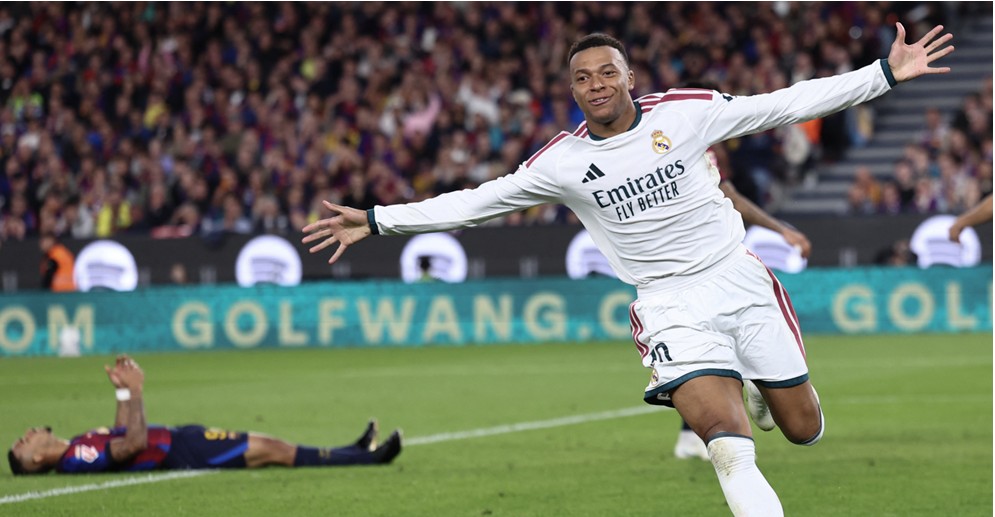¡ESTOCADA SOBRE LA HORA! El Real Madrid conquista el Camp Nou con un doblete de Kylian Mbappé
