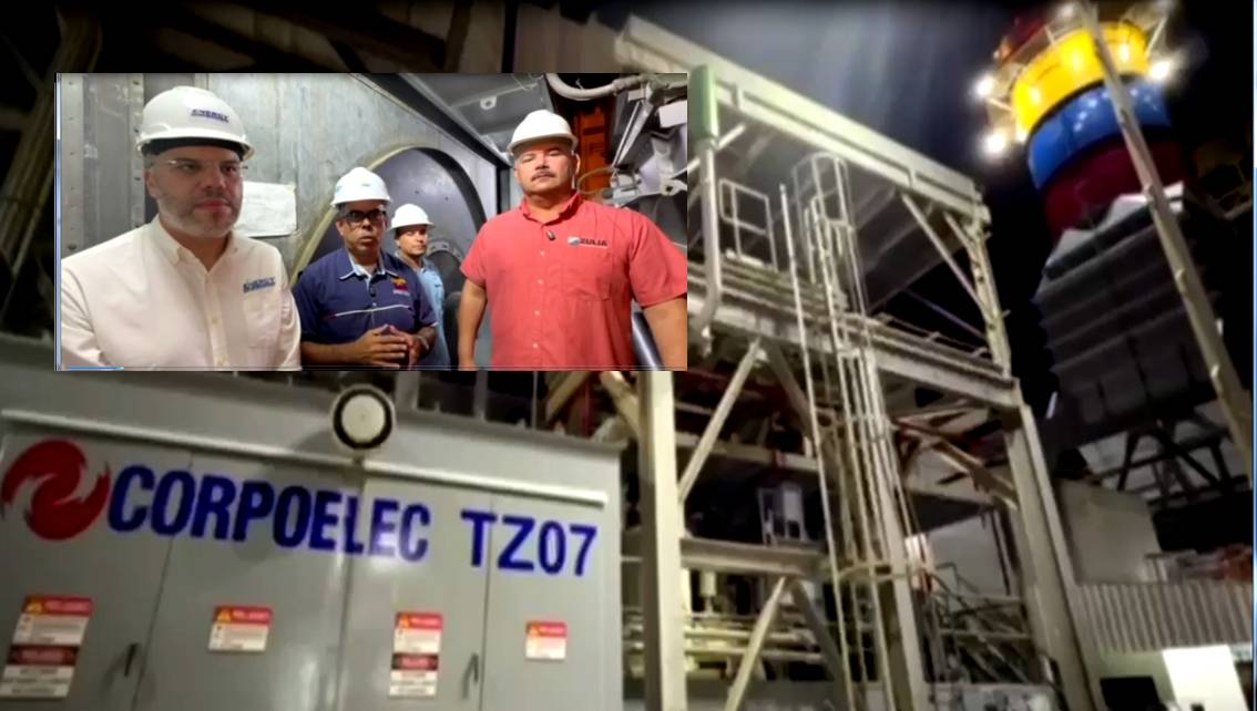 ¡ANUNCIAN QUE EN 72 HORAS SE INCORPORARÁN NUEVOS MEGAVATIOS AL SEN! Desde el Complejo Termozulia Gobierno enciende turbinas de la TZ07