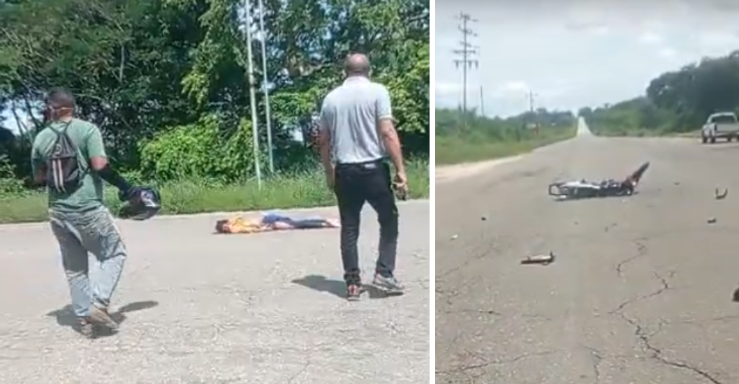¡EN LA ENTRADA A MACHIQUES DE PERIJÁ! Muere motorizado arrollado por un camión