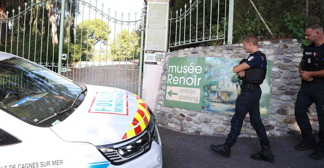 ¡LOS ÓLEOS ESTÁN DESAPARECIDOS! Cinco personas fueron detenidas por el robo de dos Renoir en la Riviera francesa