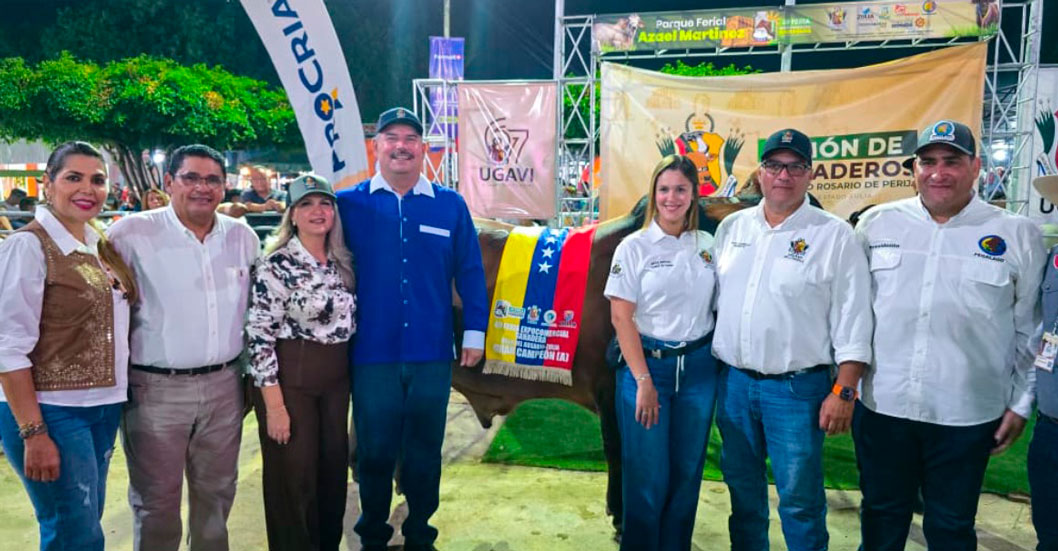 ¡VITRINA PRODUCTIVA EN EL ZULIA VENEZUELA! Luis Caldera inaugura la 49.ª Expoferia Comercial y Ganadera en La Villa del Rosario