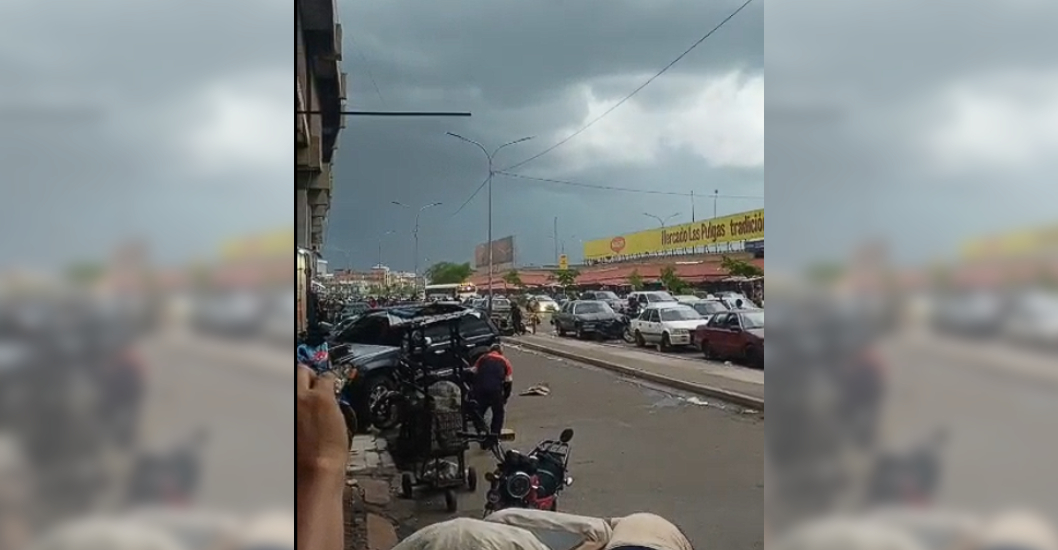 ¡MAL TIEMPO EN LA CIUDAD! Vientos huracanados cruzan la ciudad de Maracaibo y el aguacero se hace presente